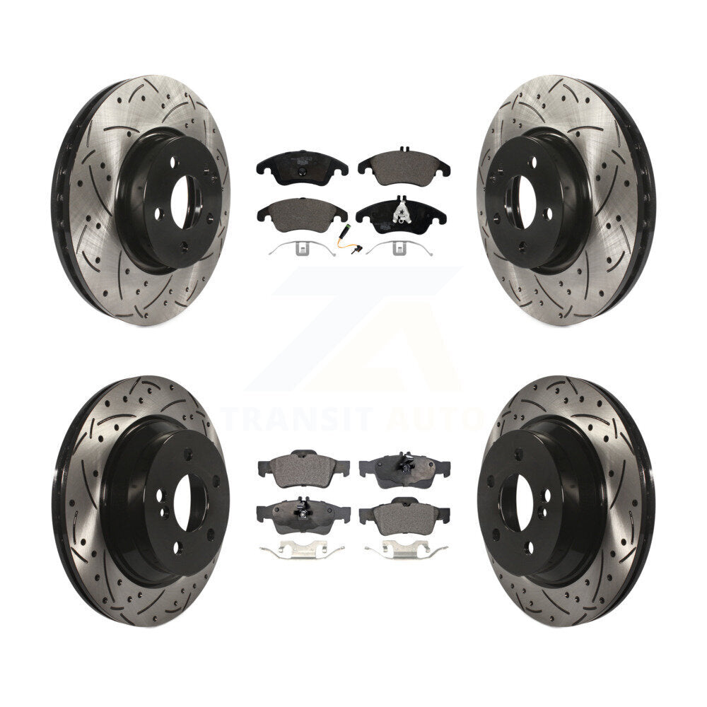 Performance Upgrade Brake Kit For 2013 Mercedes-Benz E400 Hybrid. With 322mm Diameter Front Rotor KDT-100371 Transit Auto