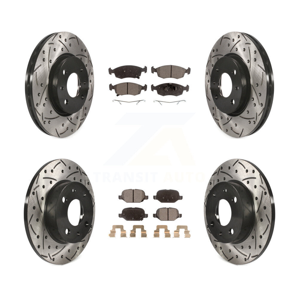 Performance Upgrade Brake Kit For 2014 Fiat 500 Naturally Aspirated and with GAS engine KDT-100386 Transit Auto