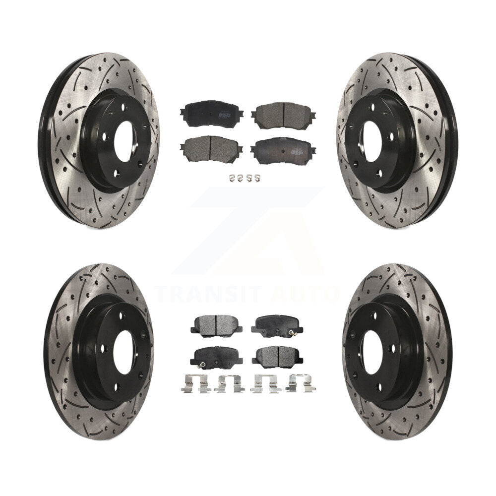 Performance Upgrade Brake Kit For 2014 Mazda 6 i/Grand Touring KDT-100392 Transit Auto