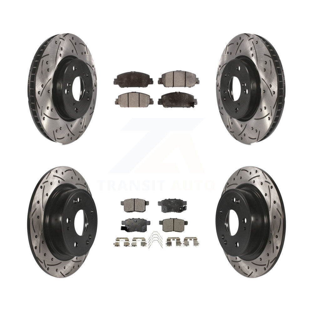 Performance Upgrade Brake Kit For 2014 Honda Accord Sport/EX/Hybrid Touring/Hybrid KDT-100395 Transit Auto