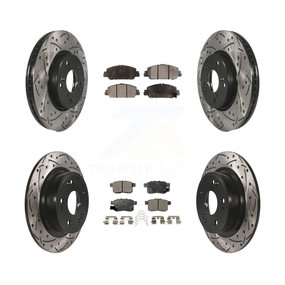 Performance Upgrade Brake Kit For 2015 Honda Accord EX-L and with 3.5L KDT-100398 Transit Auto