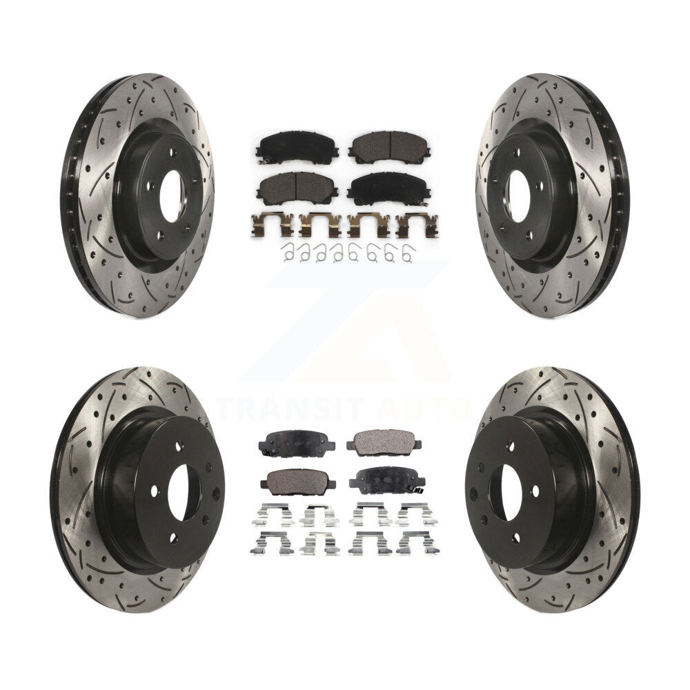 Performance Upgrade Brake Kit For 2017 INFINITI QX50 KDT-100402 Transit Auto