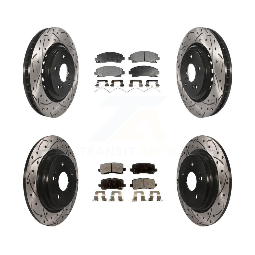 Performance Upgrade Brake Kit For 2017 Acura TLX KDT-100403 Transit Auto