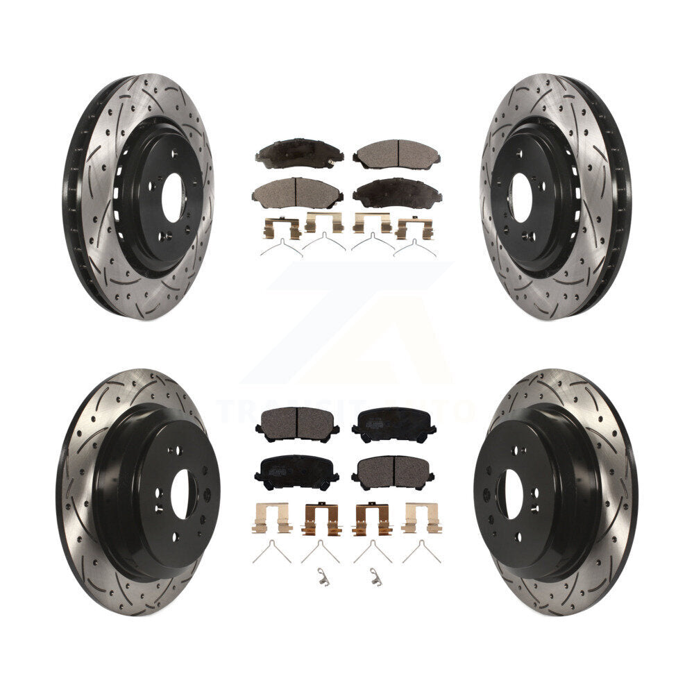 Performance Upgrade Brake Kit For 2014 Acura MDX KDT-100404 Transit Auto