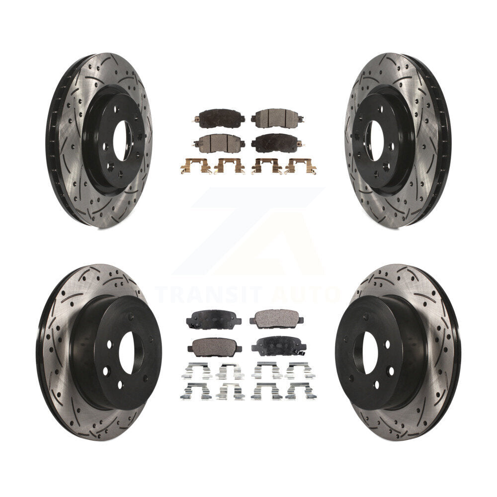 Performance Upgrade Brake Kit For 2014 Nissan LEAF Excluding Vehicles Manufactured In Japan KDT-100413 Transit Auto