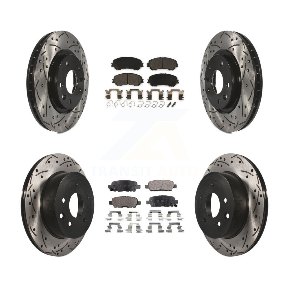 Performance Upgrade Brake Kit For 2014 Nissan Rogue Without 3rd Row Seating KDT-100414 Transit Auto