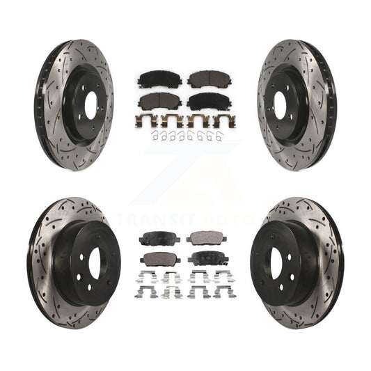 Performance Upgrade Brake Kit For 2014 Nissan Rogue With 3rd Row Seating KDT-100415 Transit Auto