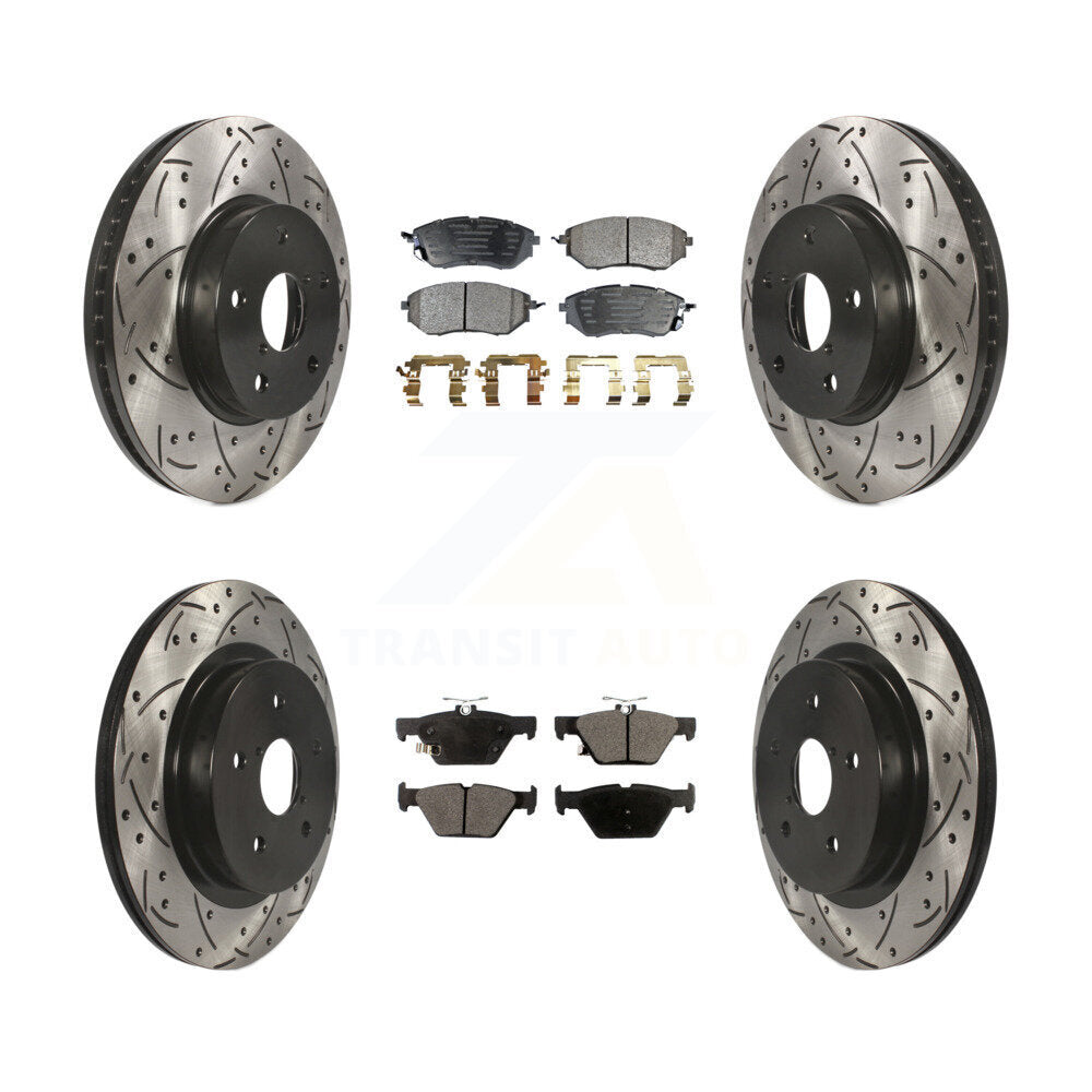 Performance Upgrade Brake Kit For 2015 Subaru Legacy 2.5L KDT-100417 Transit Auto