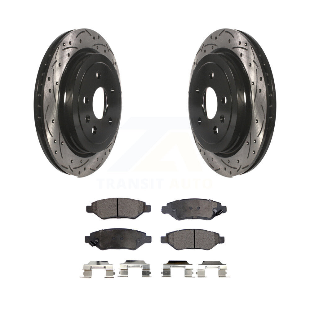 Performance Upgrade Brake Kit For 2008 Cadillac CTS Without Heavy Duty Brakes Transit Auto