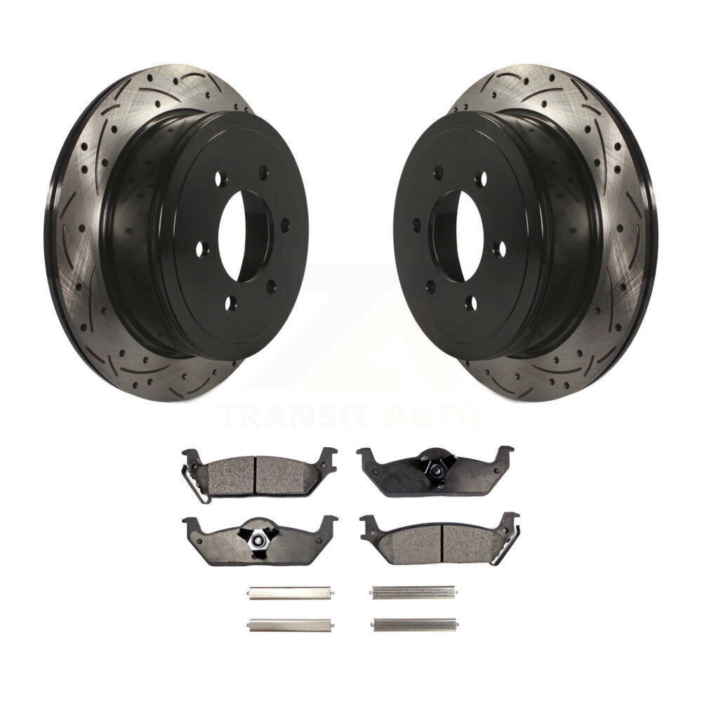 Performance Upgrade Brake Kit For 2007 Lincoln Mark LT 4WD. With 6 Lug Wheels Transit Auto