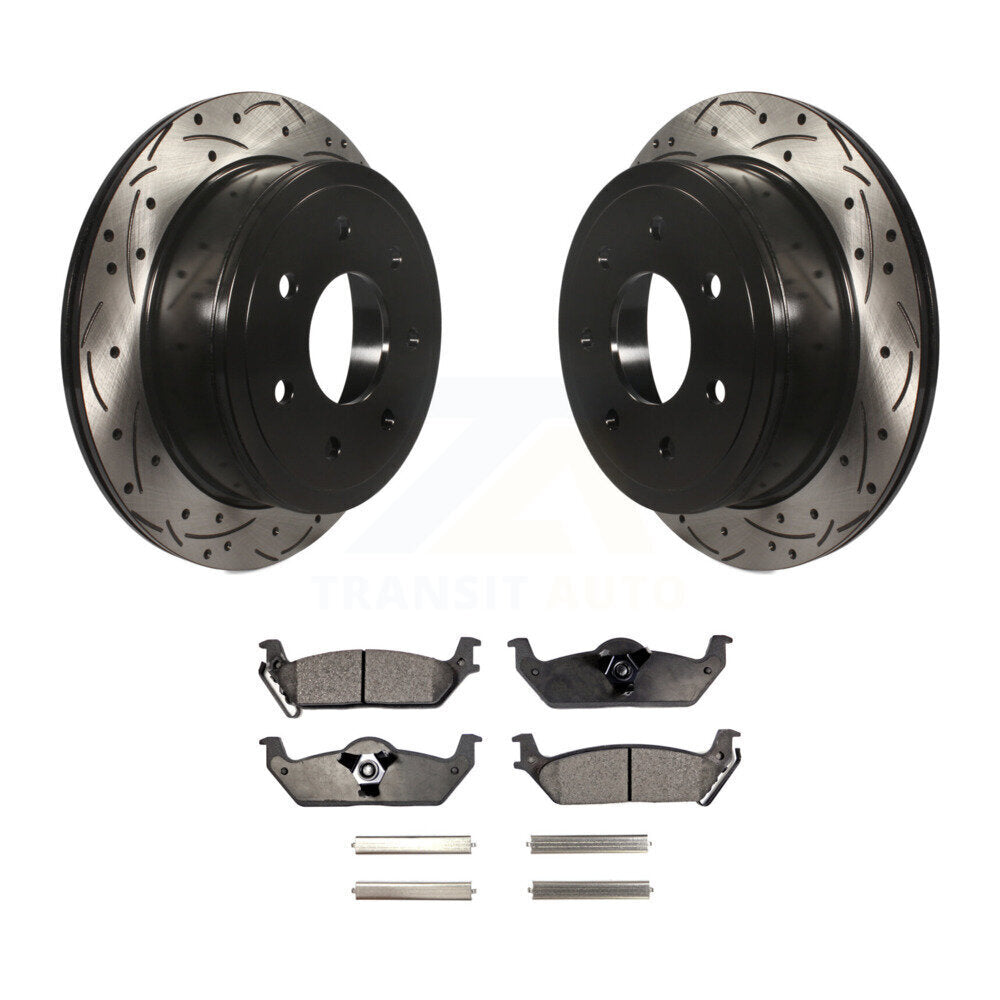 Performance Upgrade Brake Kit For 2007 Lincoln Mark LT 4WD. With 7 Lug Wheels Transit Auto