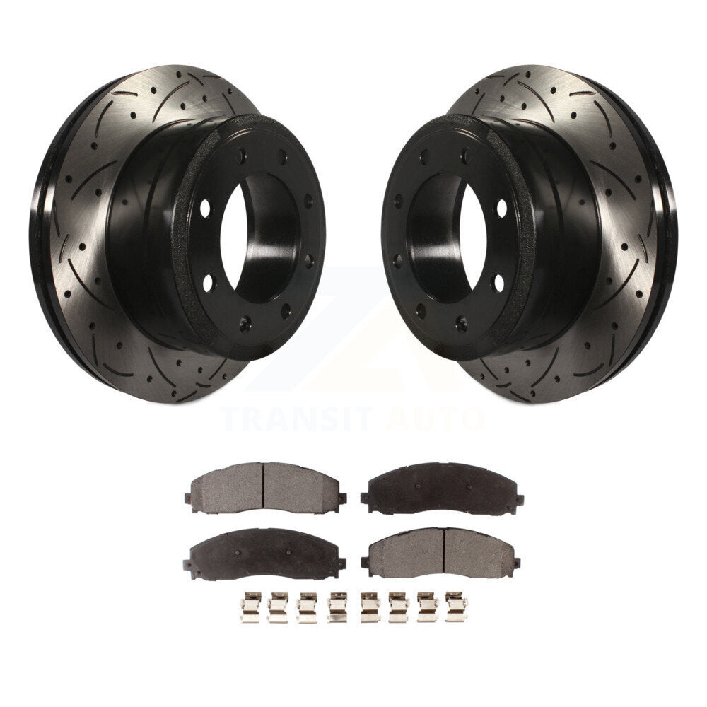 Performance Upgrade Brake Kit For 2014 Ford F-250 Super Duty 4WD. With Single Rear Wheels KDT-100244 Transit Auto