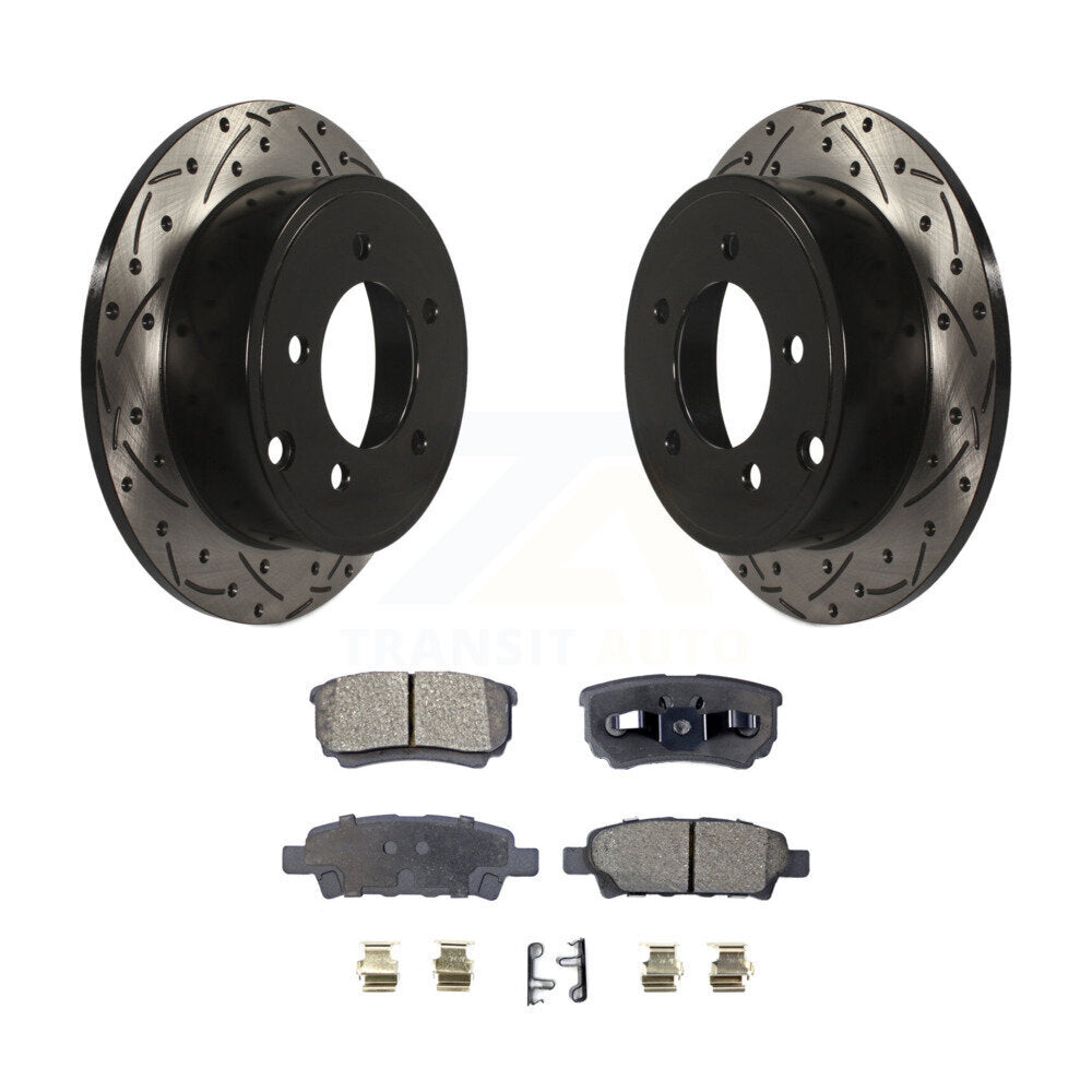 Performance Upgrade Brake Kit For 2007 Dodge Caliber With 276mm Diameter Front Rotor KDT-100258 Transit Auto