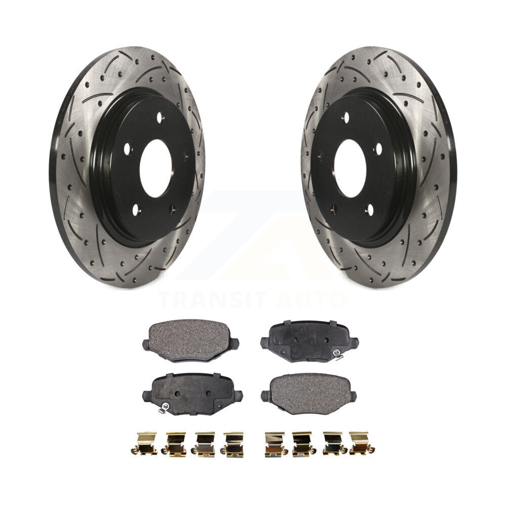 Performance Upgrade Brake Kit For 2014 Dodge Grand Caravan With Single Piston Front Caliper KDT-101012 Transit Auto