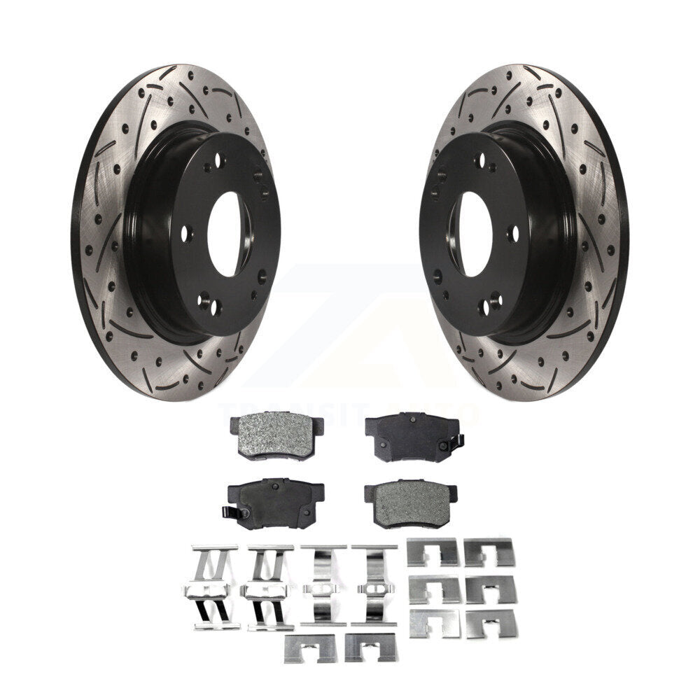 Performance Upgrade Brake Kit For 2008 Acura CSX Technology/Touring KDT-100282 Transit Auto