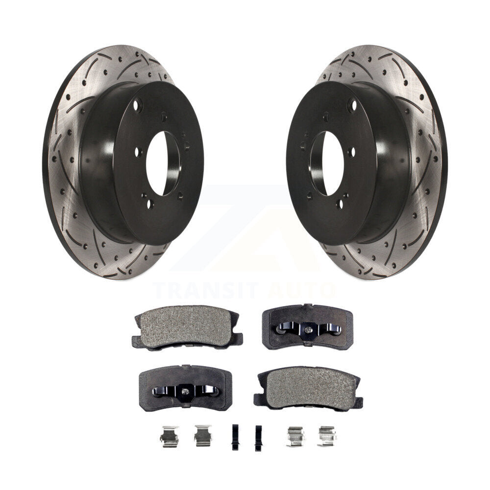Performance Upgrade Brake Kit For 2008 Mitsubishi Outlander 3.0L KDT-100263 Transit Auto