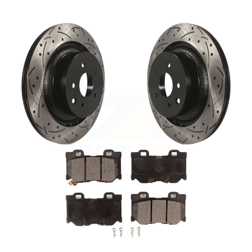 Performance Upgrade Brake Kit For 2014 Nissan 370Z With Dual Piston Caliper KDT-100286 Transit Auto