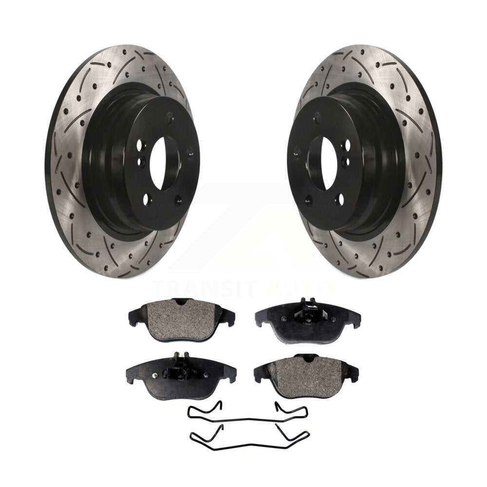 Performance Upgrade Brake Kit For 2008 Mercedes-Benz C230 KDT-100367 Transit Auto