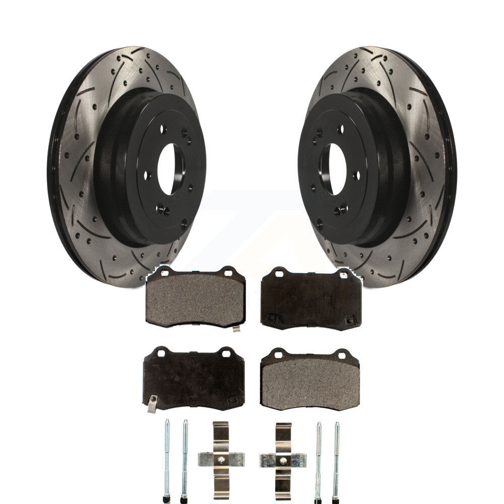 Performance Upgrade Brake Kit For 2014 Hyundai Genesis Coupe 2.0T R-Spec/3.8 R-Spec/3.8 Ultimate KDT-100363 Transit Auto