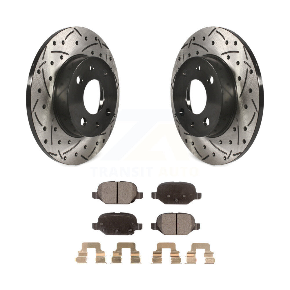 Performance Upgrade Brake Kit For 2014 Fiat 500 Naturally Aspirated and with GAS engine KDT-100386 Transit Auto