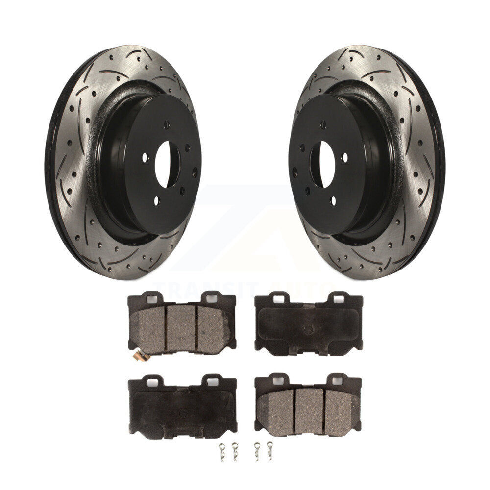 Performance Upgrade Brake Kit For 2015 INFINITI Q70 With Dual Piston Caliper KDT-101885 Transit Auto