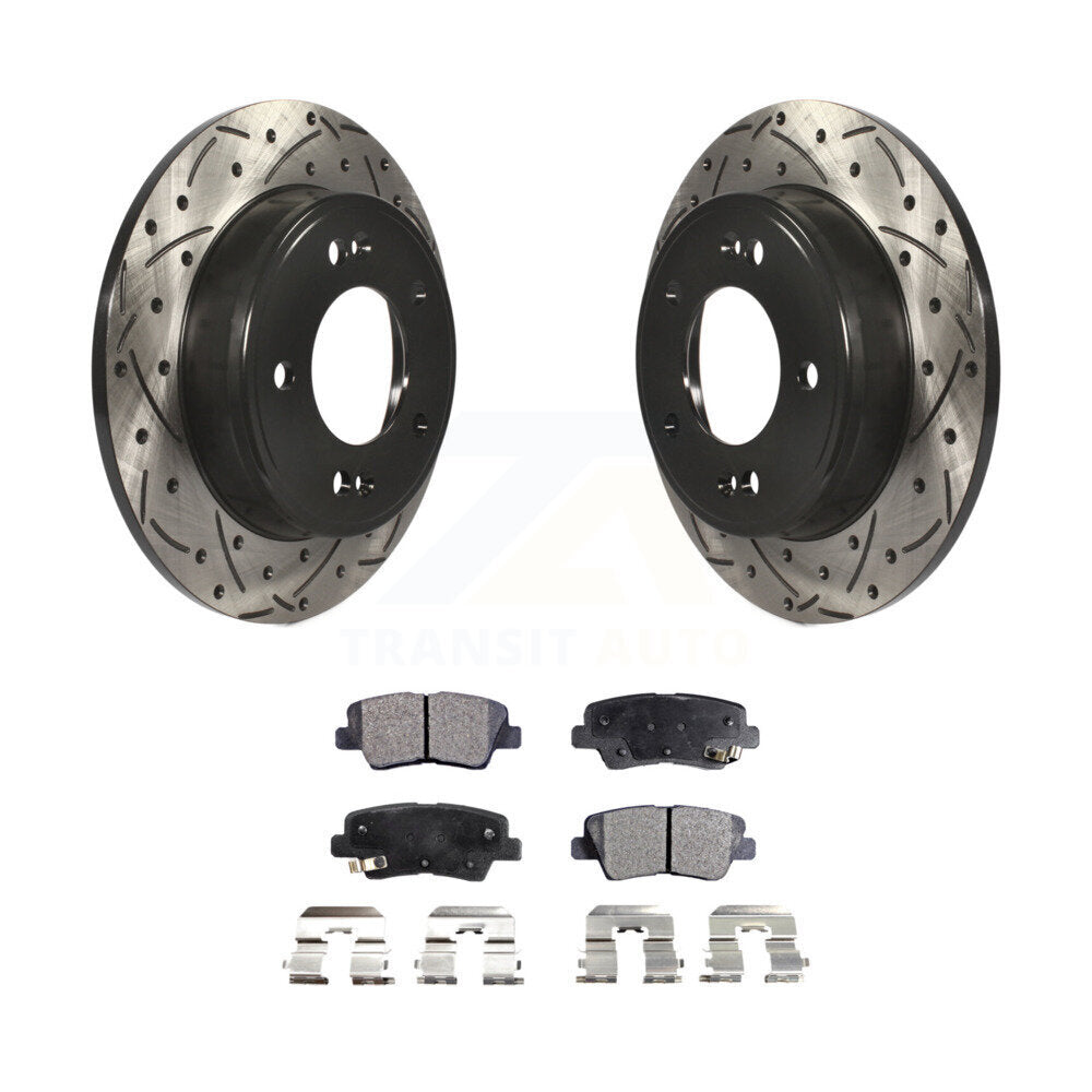 Performance Upgrade Brake Kit For 2014 Hyundai Elantra KDT-100375 Transit Auto