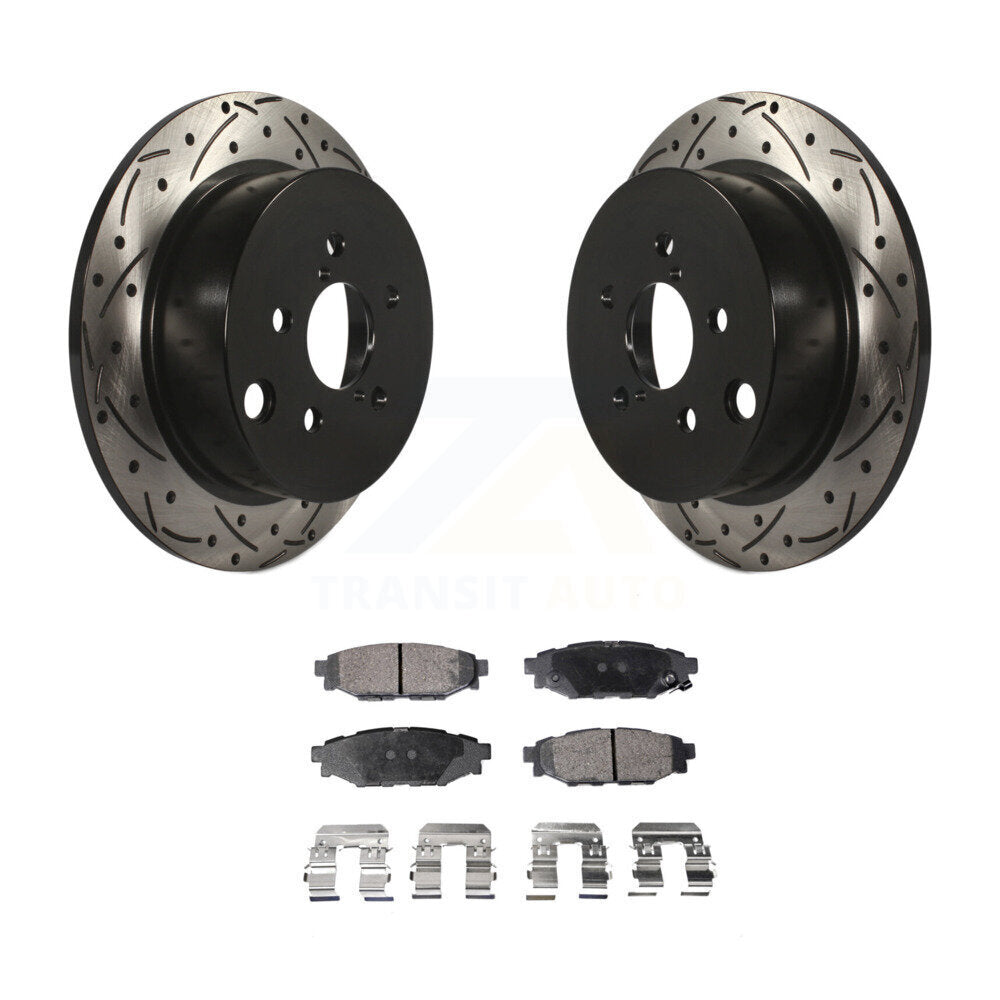 Performance Upgrade Brake Kit For 2013 Subaru XV Crosstrek With 292mm Diameter Front Rotor KDT-100296 Transit Auto