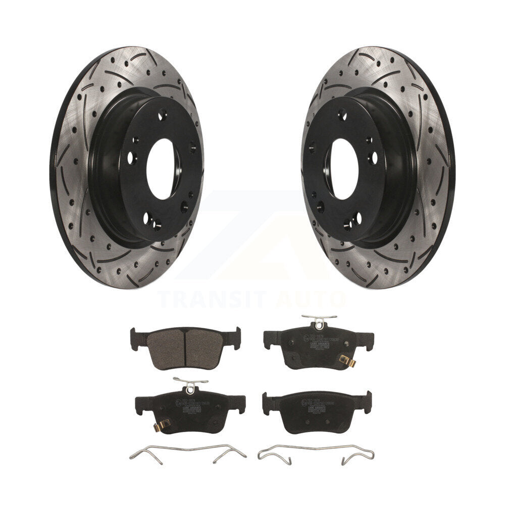 Performance Upgrade Brake Kit For 2018 Honda Civic LX/Sport/EX/EX-L/LX-P/Touring KDT-100419 Transit Auto