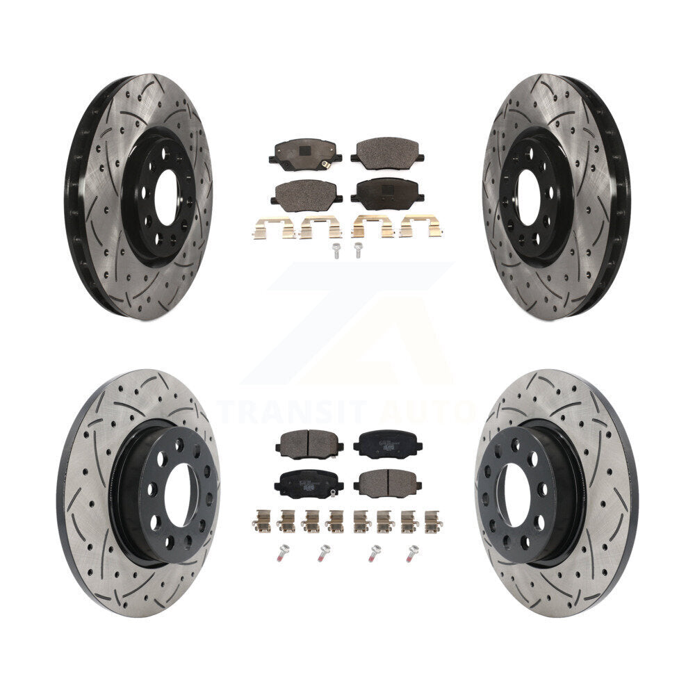 Performance Upgrade Brake Kit For 2016 Jeep Renegade KDT-100588 Transit Auto