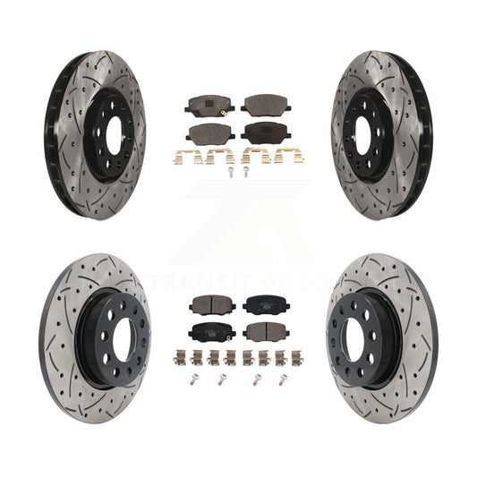 Performance Upgrade Brake Kit For 2015 Jeep Renegade KDT-100588 Transit Auto