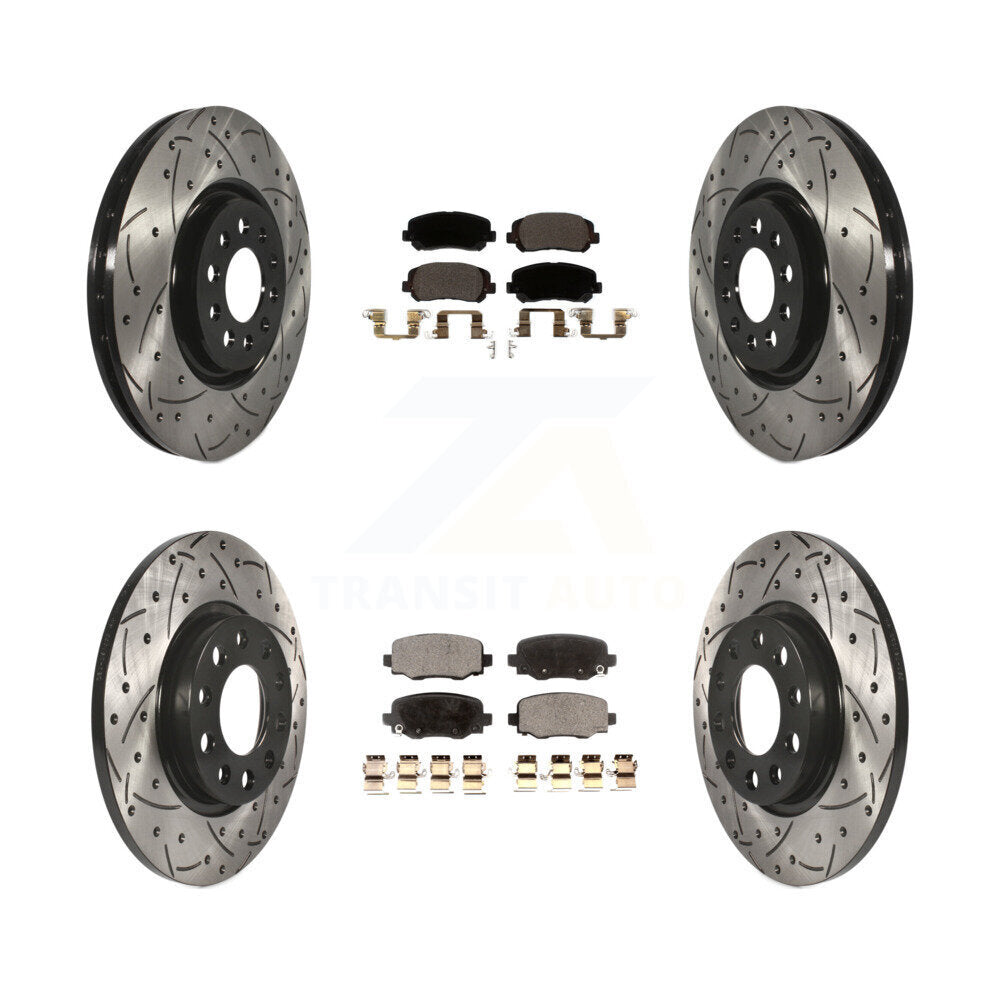 Performance Upgrade Brake Kit For 2015 Chrysler 200 With 330mm Diameter Front Rotor KDT-100589 Transit Auto