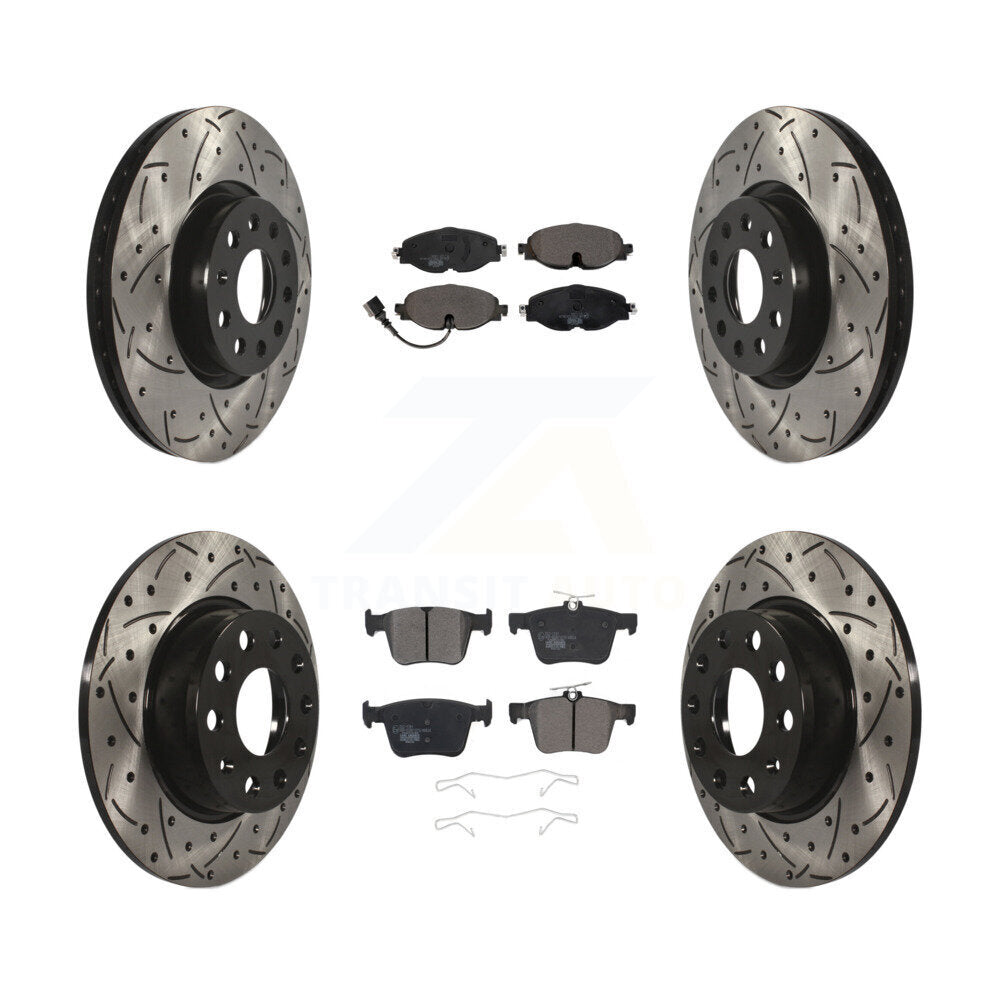 Performance Upgrade Brake Kit For 2015 Audi A3 Quattro With 312mm Diameter Front Rotor KDT-100594 Transit Auto