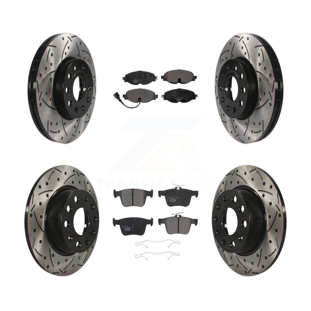 Performance Upgrade Brake Kit For 2015 Audi A3 Quattro With 288mm Diameter Front Rotor KDT-100597 Transit Auto