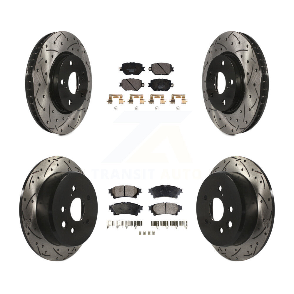 Performance Upgrade Brake Kit For 2014 Lexus IS250 Base and with AWD KDT-100601 Transit Auto