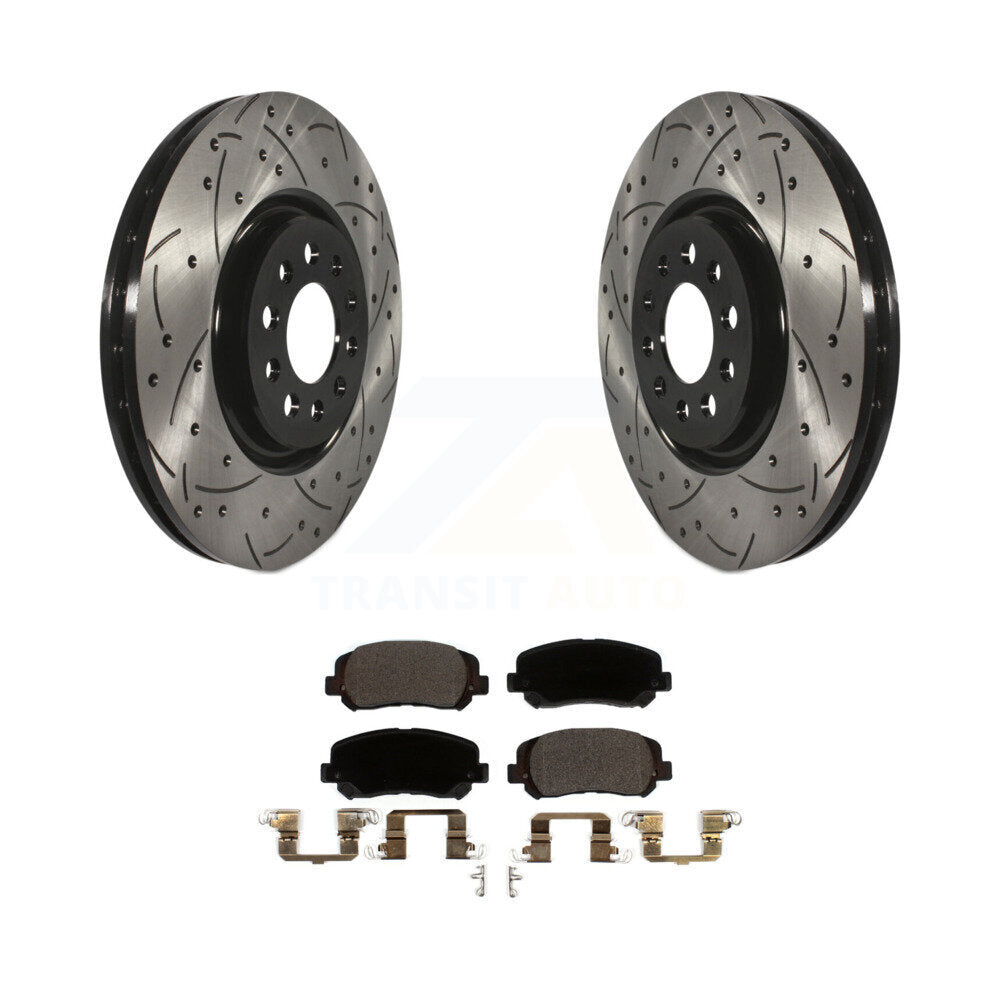 Performance Upgrade Brake Kit For 2015 Chrysler 200 With 330mm Diameter Front Rotor KDT-100589 Transit Auto