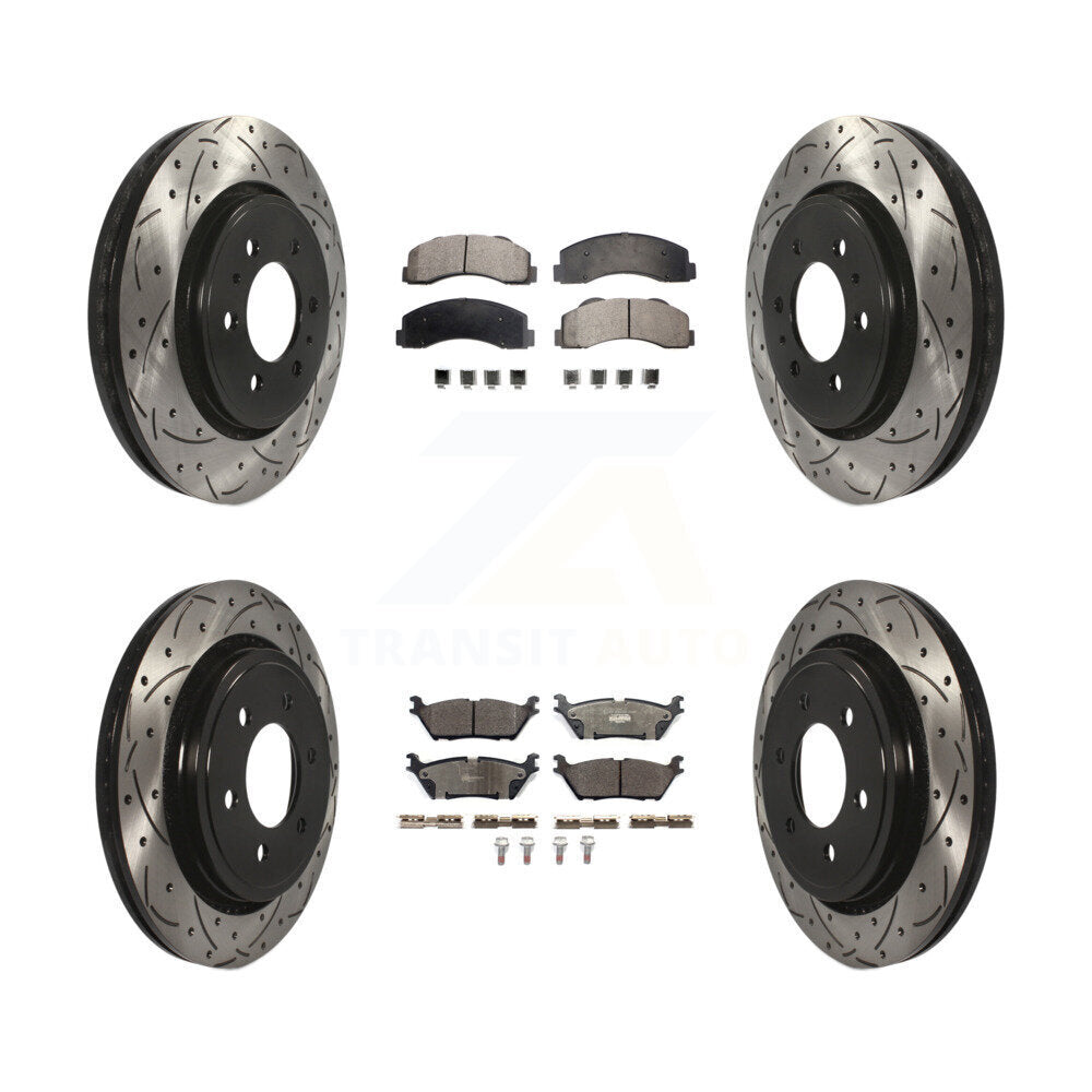 Performance Upgrade Brake Kit For 2015 Ford F-150 With Electric Parking Brake KDT-100624 Transit Auto
