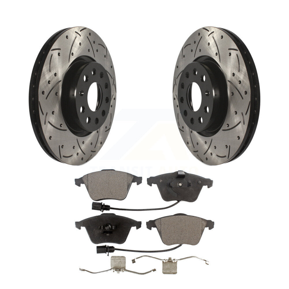 Performance Upgrade Brake Kit For 2011 Volkswagen CC 3.6L. With 312mm Diameter Front Rotor KDT-101107 Transit Auto