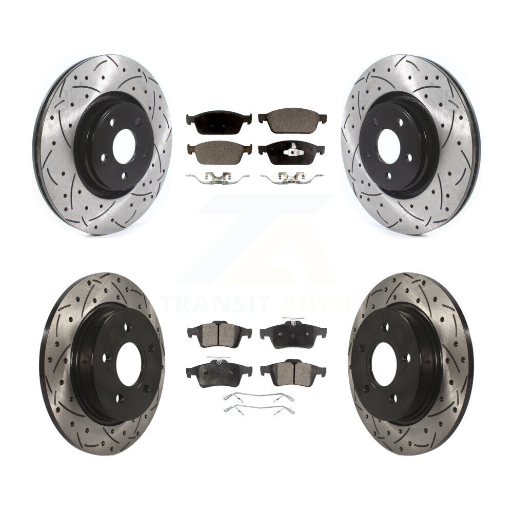 Performance Upgrade Brake Kit For 2016 Ford Focus ST. With 335mm Diameter Rotor KDT-100667 Transit Auto