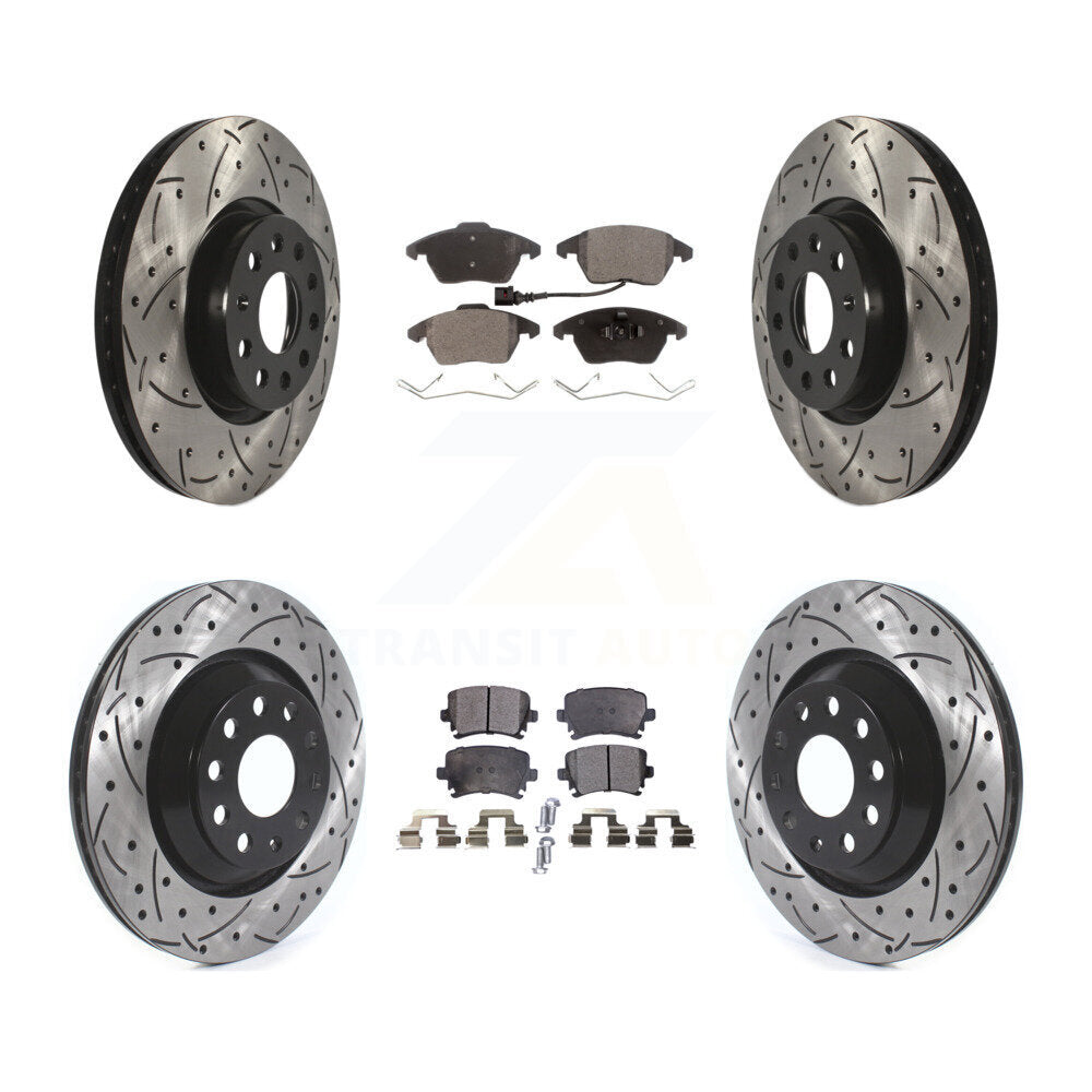 Performance Upgrade Brake Kit For 2010 Volkswagen Passat CC With 312mm Diameter Front Rotor KDT-100669 Transit Auto