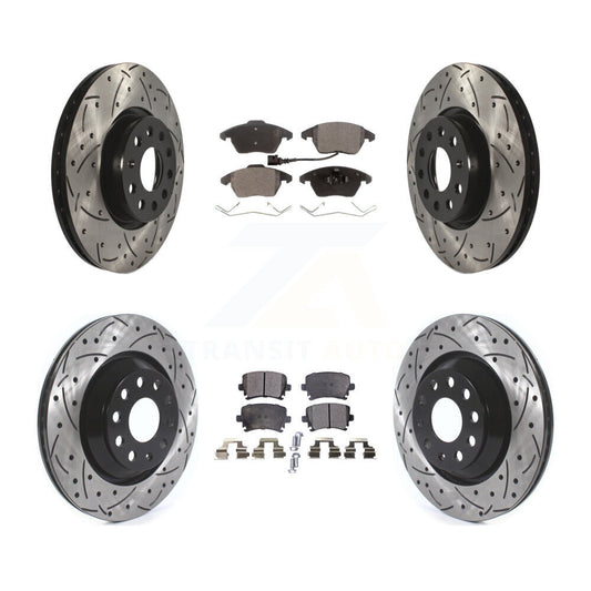 Performance Upgrade Brake Kit For 2009 Volkswagen Passat CC With 312mm Diameter Front Rotor KDT-100669 Transit Auto
