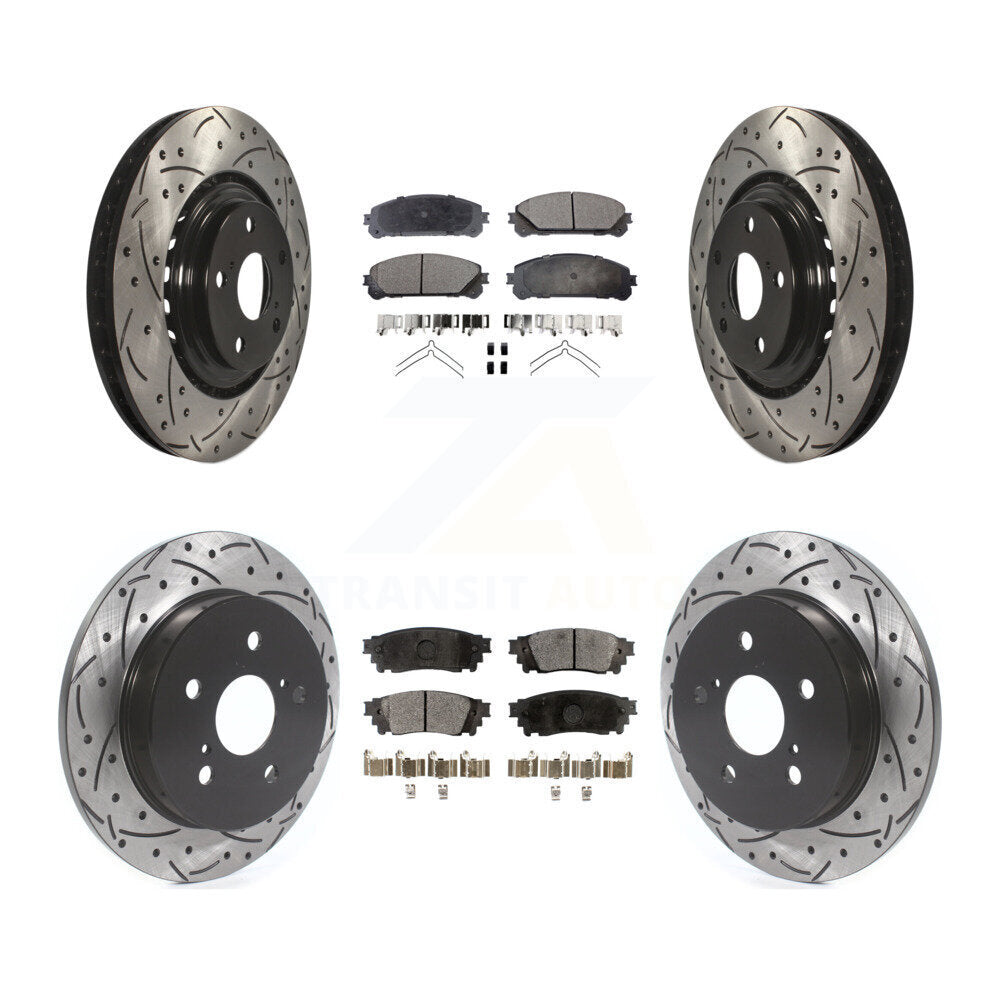 Performance Upgrade Brake Kit For 2015 Lexus NX200t KDT-100672 Transit Auto