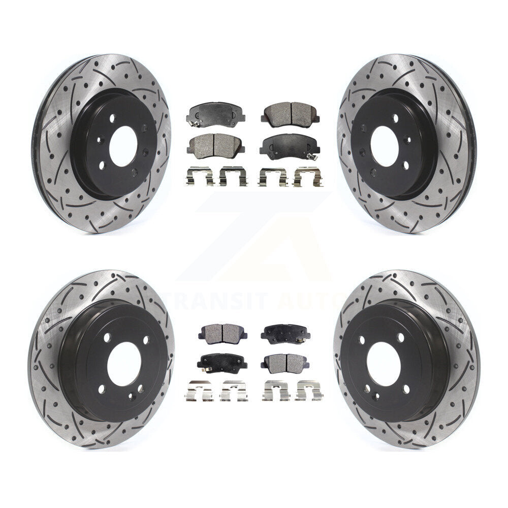 Performance Upgrade Brake Kit For 2013 Kia Rio SX KDT-100675 Transit Auto