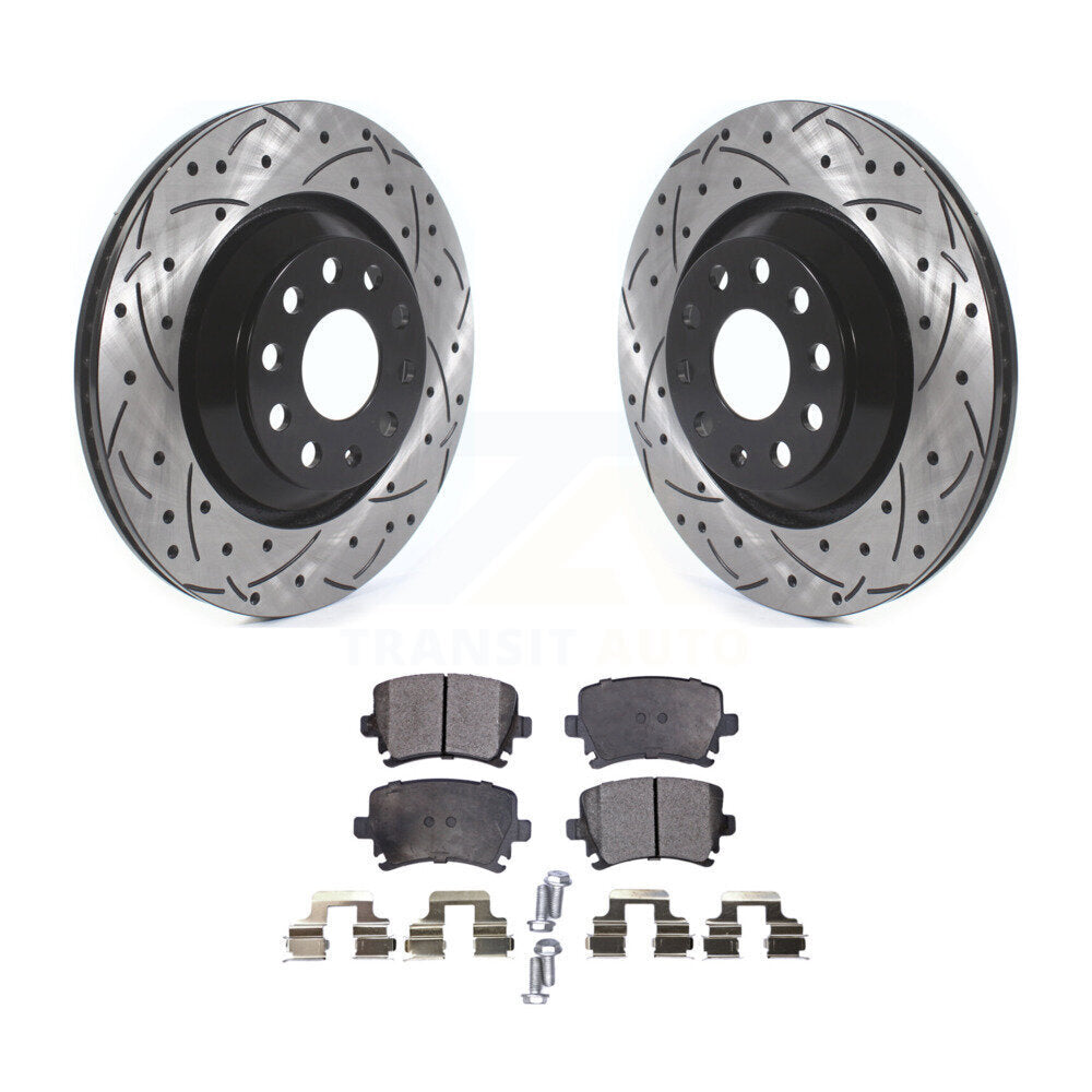 Performance Upgrade Brake Kit For 2010 Volkswagen Passat CC With 312mm Diameter Front Rotor KDT-100669 Transit Auto