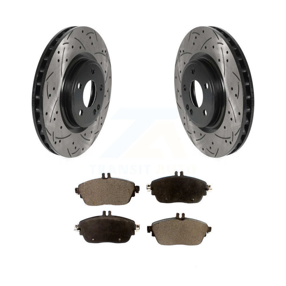 Performance Upgrade Brake Kit For 2015 Mercedes-Benz GLA250 With Solid Rear Rotors KDT-100891 Transit Auto