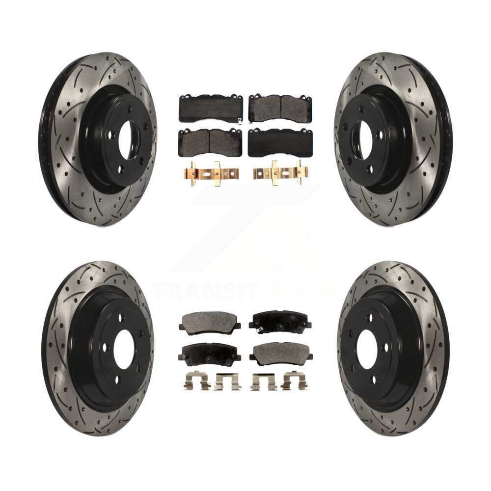 Performance Upgrade Brake Kit For 2015 Ford Mustang V6 and with 3.7L. With Brembo Brakes KDT-100734 Transit Auto