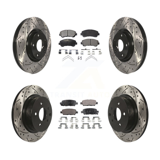 Performance Upgrade Brake Kit For 2009 Nissan Maxima KDT-100736 Transit Auto