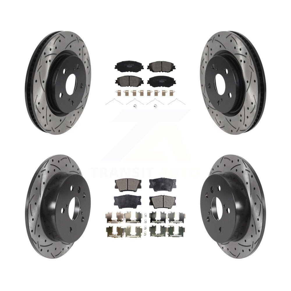 Performance Upgrade Brake Kit For 2024 Toyota Camry SE Nightshade/Hybrid SE Nightshade. With Manual Parking Brake KDT-100745 Transit Auto
