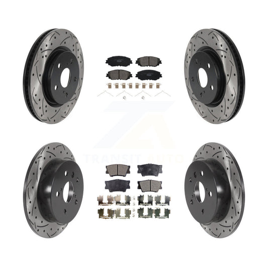Performance Upgrade Brake Kit For 2024 Toyota Camry SE Nightshade/Hybrid SE Nightshade. With Manual Parking Brake KDT-100745 Transit Auto