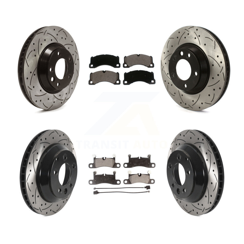 Performance Upgrade Brake Kit For 2013 Porsche Cayenne With 350mm Diameter Front Rotor KDT-100754 Transit Auto