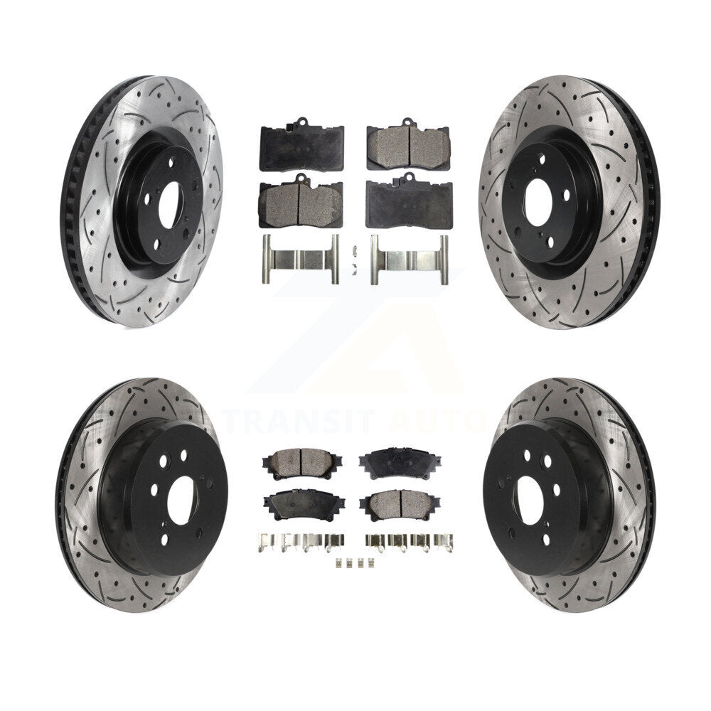 Performance Upgrade Brake Kit For 2013 Lexus GS350 Base KDT-100755 Transit Auto